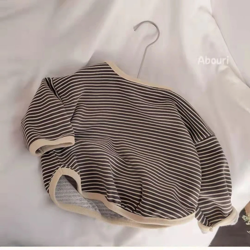 Spring Kids Sweatshirt For Toddler Boys Girls Top Clothes Autumn Cotton Long Sleeve T-Shirt Children Clothes 1-8Yrs Boys Clothes Baby & Maternity