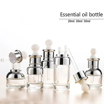 

180pcs 20ml 30ml 140pcs 50ml Travel Refillable Essential Oil Glass Perfume Bottles Beauty Cosmetic Glass Dropper Bottle