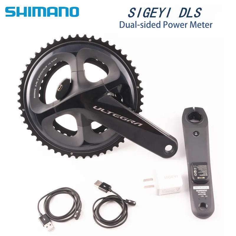 Шатун SHIMANO ULTEGRA R8000 для шоссейного велосипеда с измерителем SIGEYI DLS шатун 170 мм 172 5