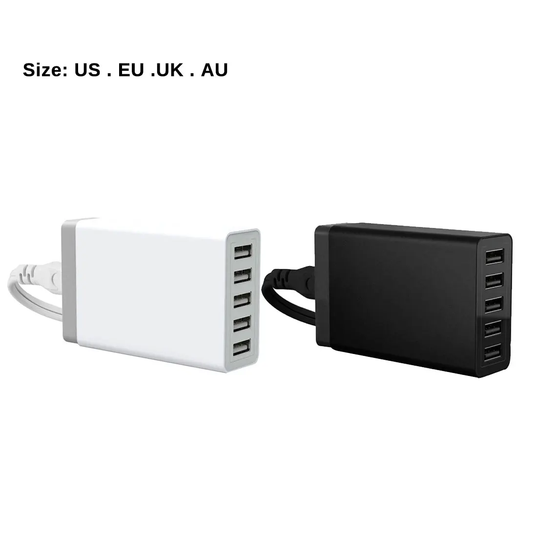 5 портов Быстрая зарядка BW-S7 QC3.0 адаптер USB зарядное устройство умное настольное зарядное устройство мобильный телефон дорожное зарядное устройство для смартфона