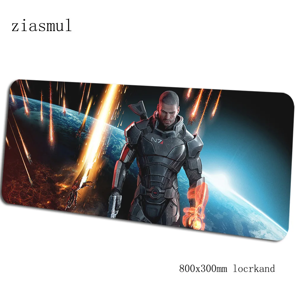 Mass effect padmouse 80x30 см игровой коврик для мыши милый большой коврик для мыши геймерский компьютерный стол 3d коврик notbook mousemat pc - Цвет: pattern 7