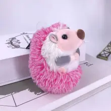 Sac à dos en peluche pour enfants, mignon, dessin animé, hérisson, peluche douce, pendentif, cadeau, sac à main, porte clés de voiture, pendentif, jouets