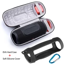 Dual Function EVA Zipper Carry Storage Box with Soft Silicone Protective Case (Silicone and Hard)