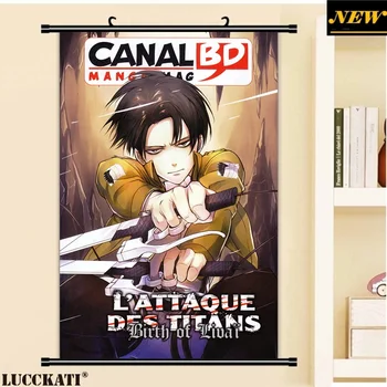 

Attack on Titan Giants Advance Shingeki No Kyojin Aot Snk Levi Eren cameltoe cartoon anime wall scroll poster canvas painting