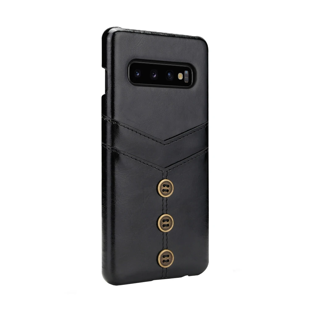 Black Флип-чехол для samsung Galaxy Note 10, 9, S10, S9, E, 5G Plus, чехол-кошелек, чехол для телефона из искусственной кожи для samsung S10, S9, 5G, S10E Plus, чехол - Цвет: Black