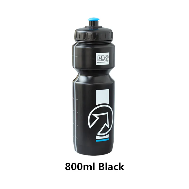 800ml Black SHIMANO PRO road bike mountain bike riding universal kettle 600ml/800ml/ bottle cage aluminum alloy lightweight riding kettle - Цвет: 800ml Black