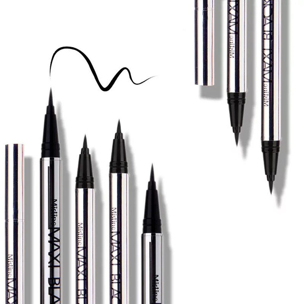 1pcs Ladies Black Liquid Eyeliner Long-lasting Waterproof Eye Liner Pencil