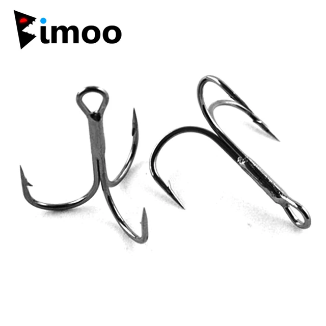 Promotion 100pcs Treble Hooks for Fishing Lures High Carbon Steel