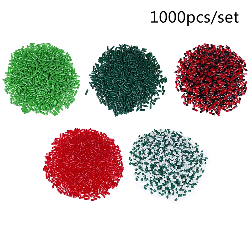 100/1000pc Empty Hard Gelatin Capsules All Kind Of Colored Pill Case Empty Pill Holder (Joined Or Seperated Capsules Available!)