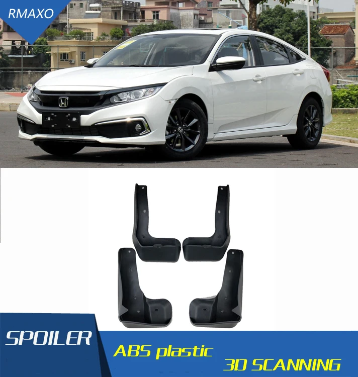 Для Honda civic- Брызговики передние с цветом и задние брызговики крыло брызговиков модифицированные специальные