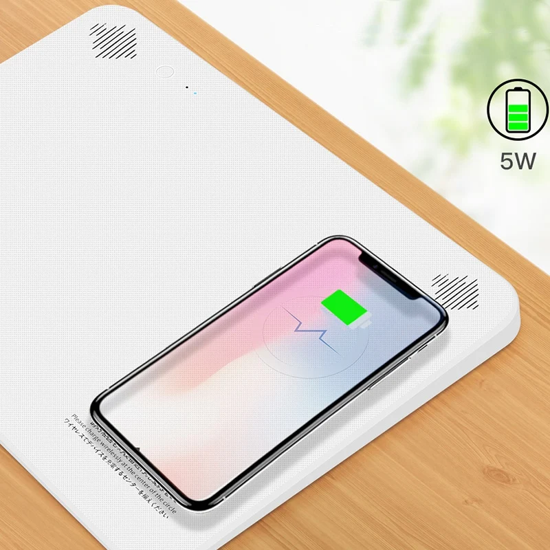 Creative 4 in 1 Bluetooth Speaker Wireless Charging Mouse Pad Mobile Phone Charger 5000Ah Power Supply