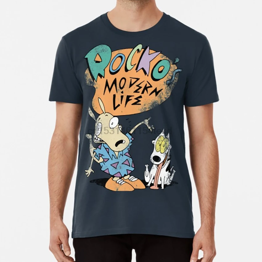 Футболка Rocko's Modern футболка rockos modern life rocko heffer spunky wallaby snick aaahh реальный монстр |