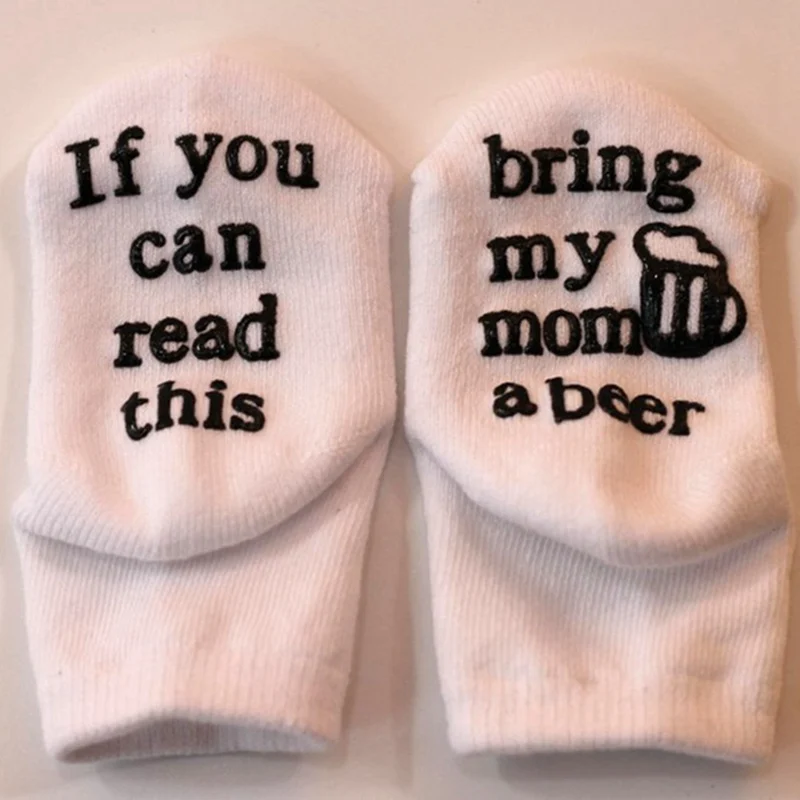 Удобные носки с крыльями и буквенным принтом для мальчиков и девочек, нескользящие носки-тапочки, милые детские носки для малышей, размер