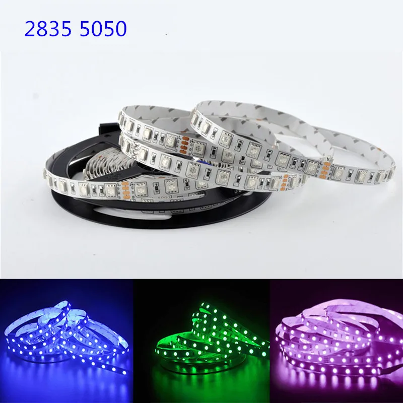 Светодиодный светильник 12 В постоянного тока 2835/5050 RGB Водонепроницаемый 1 10 м 60