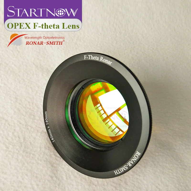 10.6um F-theta сканирующая линза 10600nm 35x35-300x300mm F100-400mm ZnSe резьба M85mm CO2 Лазерная полевая линза для CO2 лазерная маркировочная машина
