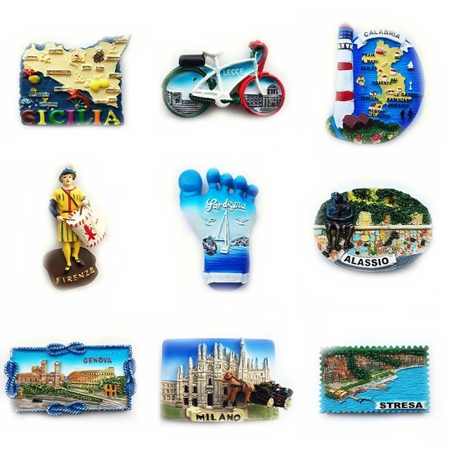 Resin Fridge Magnet Souvenirs, Resin Refrigerator Stickers