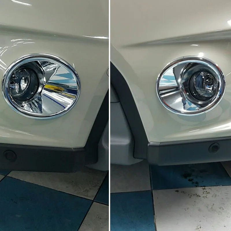 Противотуманный светильник на передний бампер, хромированная крышка для Suzuki Vitara, противотуманный светильник, противотуманная фара, накладка, аксессуары для автозапчастей
