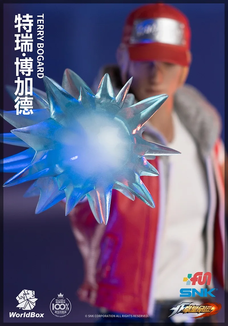 Мир коробка KF009 КОФ король богард Терри богард w/2 головы 1/6 фигурка