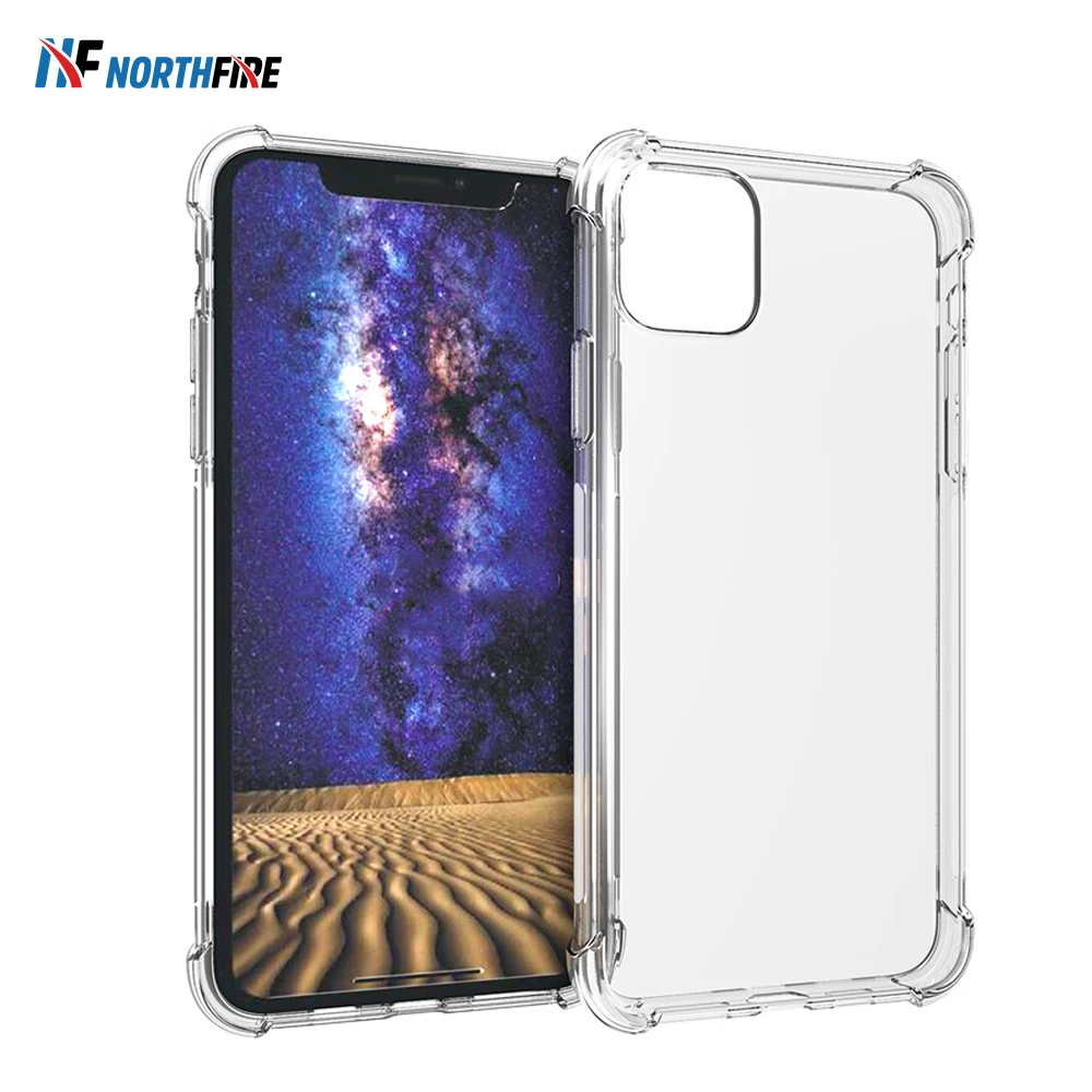 

NORTHFIRE Clear Soft TPU Phone Case For iphone 11 Pro MAX X/XS MAX XR Anti Knock Silicone Back Cover 6/6S/7/8 Plus Coque Fundas
