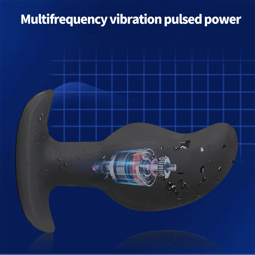 Electro Shock Anal Plug Vibrator Remote Control Dildo Vibrator E-stim G-spot Men Prostate Massage Big Butt Plug Vibrator Sex Toy - 4