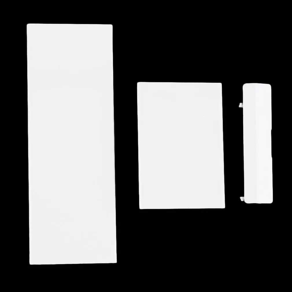 

Replacement Memory Card Door Slot Cover Lid Memeory Card Cover 3 Parts Door Covers for Wii Console Black White