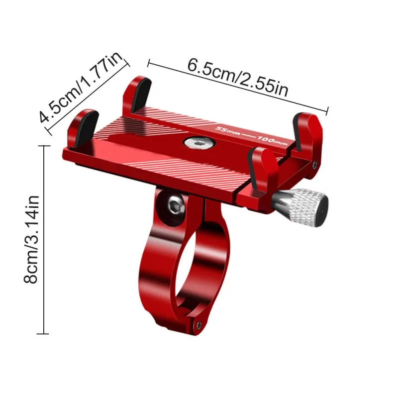  Fahrrad Telefon Halter Aluminium Wasserdicht Einstellbare Infrarot Sensor Belüftung Halterung Unter