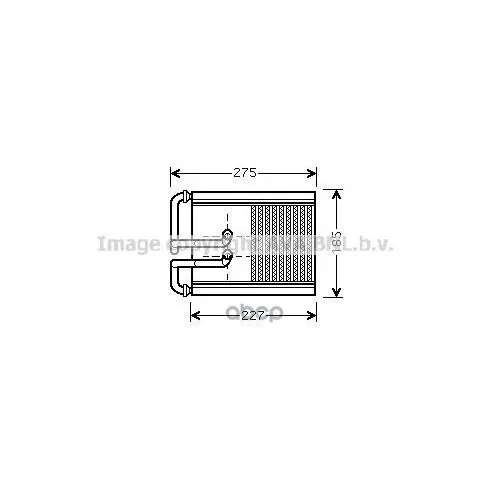 Ava Hy6168_радиатор Печки! Hyundai Tucson All 04 Ava Hy6168 Ava арт. HY6168