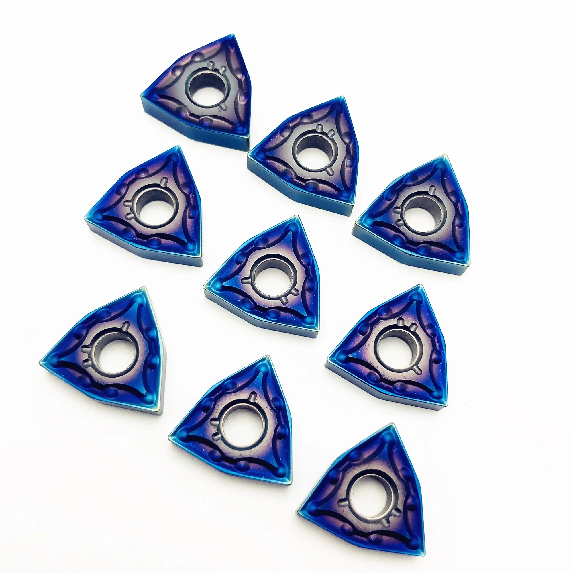 

Tungsten Carbide WNMG080404 Carbide Insert HRC45 Blue Knife Blade for WWLNR / L MWLNR / L CNC Lathe Turning Mast