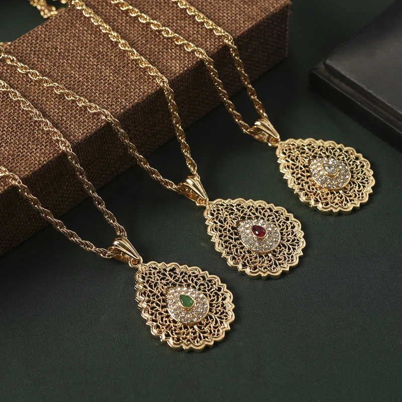 YAZILIND Halskette Mit Wassertropfen-Anhänger – 18K Gold-überzogen, Geschenk Für Frauen