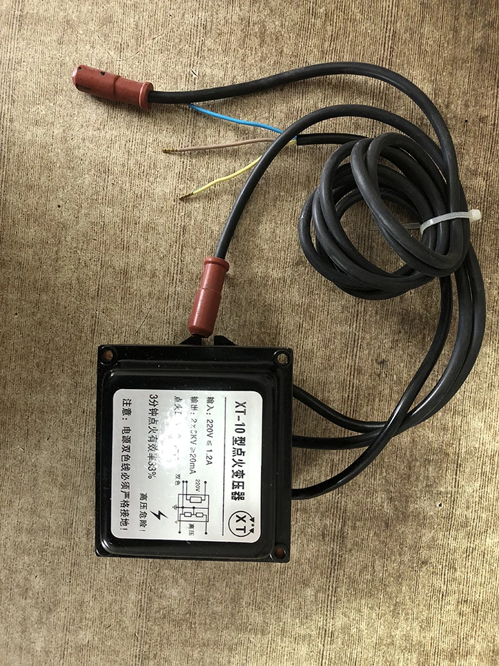 Xt-10 трансформатор зажигания XT машина сгорания аксессуары зажигание высокого давления пакет промышленной печи Зажигалка 10кВ