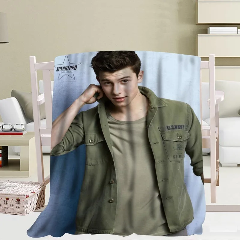 New Arrival Shawn Mendes Blankets 3D Printing Soft Blanket Throw On Home/Sofa/Bedding Portable Adult Travel Cover Blanket