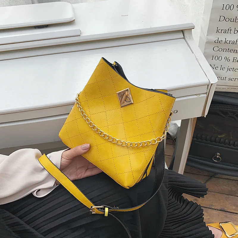 

WOMEN'S Bag Small Bag 2020 Summer New Style Korean-style Chain Fairy Shoulder Bag Simple Versatile Wide-Strap Oblique Bag