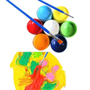 

20ml 12 Vibrant Colors Washable Gouache Paint for Kids School Finger Paint M0XB