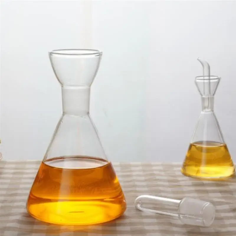 Стеклянный контейнер для масла креативный уксусный горшок бутылка бытовой