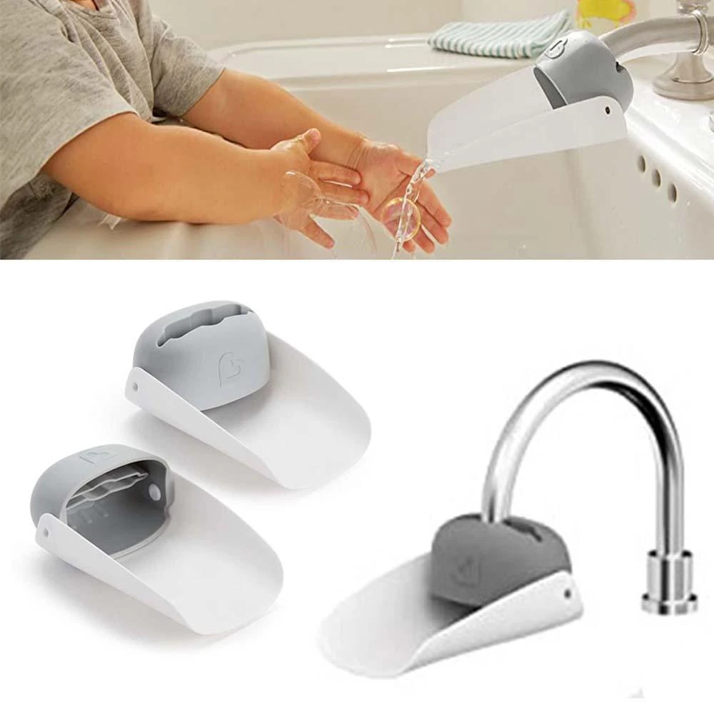 2pcs Rubber Faucet Extender Sink Handle Extender For Kids Safe Hand Washing Bathroom Accessories Kitchen Faucet Accessories Aliexpress