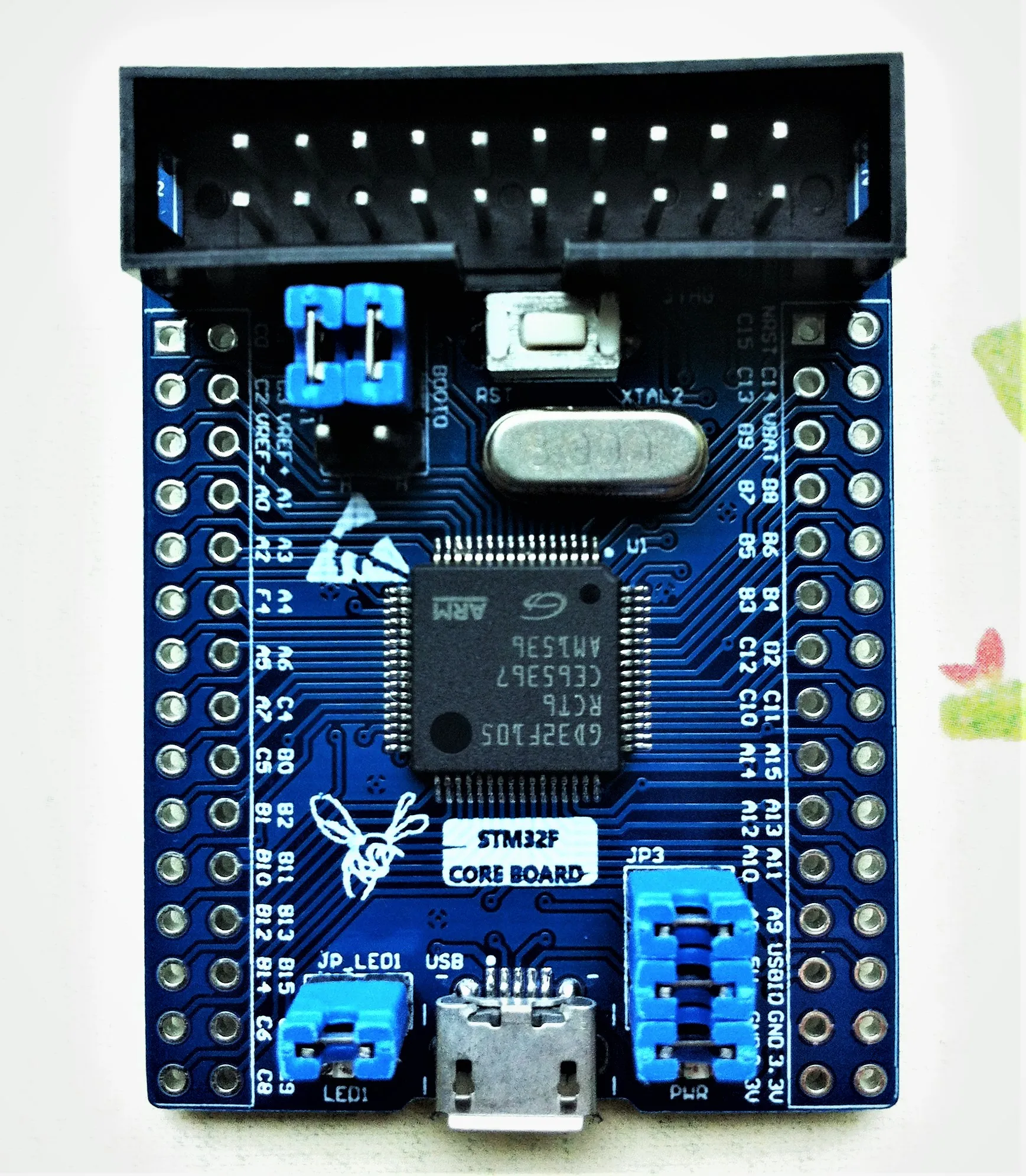 GD32F105 основная плата минимальная система развития доска для учебы GD32F105RCT6 мини