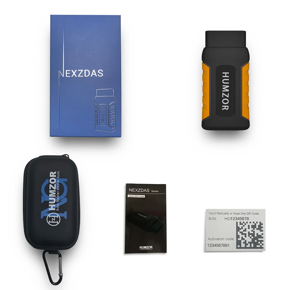Humzor NexzDAS ND506 OBD2 автомобильный считыватель кодов полная система Автомобильный