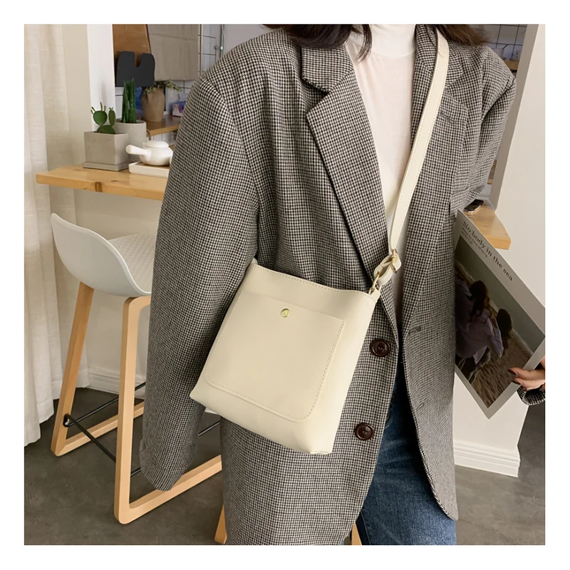 Корейская дизайнерская Роскошная модная маленькая квадратная сумка в стиле ретро маленькая черная сумка простая текстура женская сумка через плечо