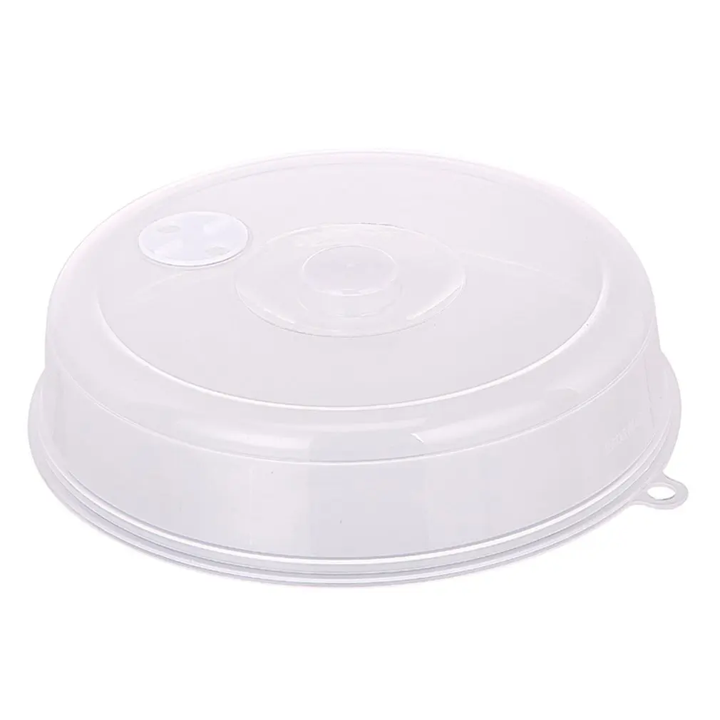 

Large Microwave Splatter Cover Lid with Steam Vents Fresh-keeping Universal Plate Bowl Cover Stackable Sealing Disk Cover