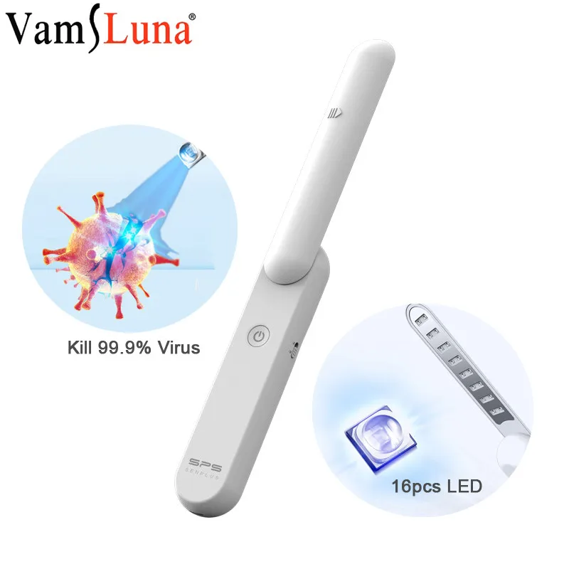 Портативный ультра-уф бактерицидный дезинфекционный светильник ручной 10 Вт