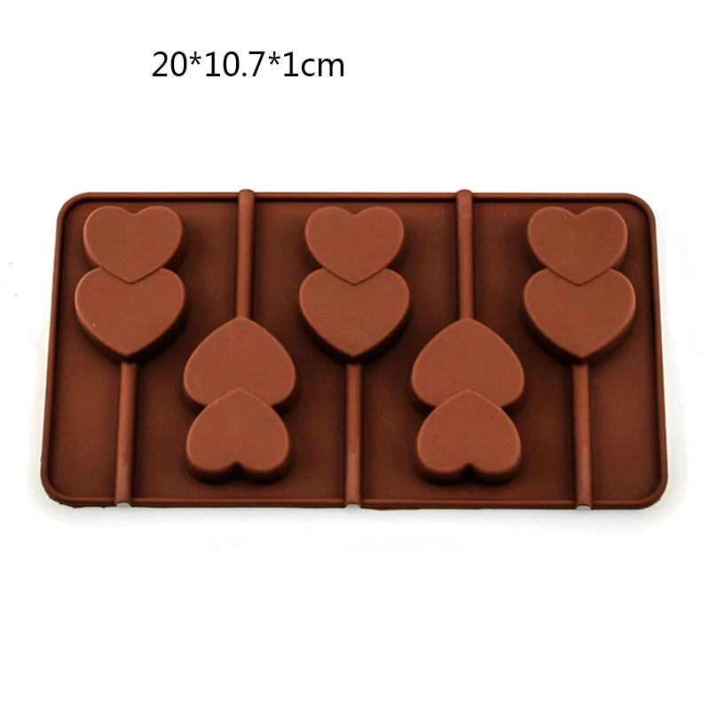 Круглые силиконовые конфеты формы для леденцов сердце пончик шоколадный Поп Торт Форма для выпечки шоколад форма для мыла или выпечки украшения