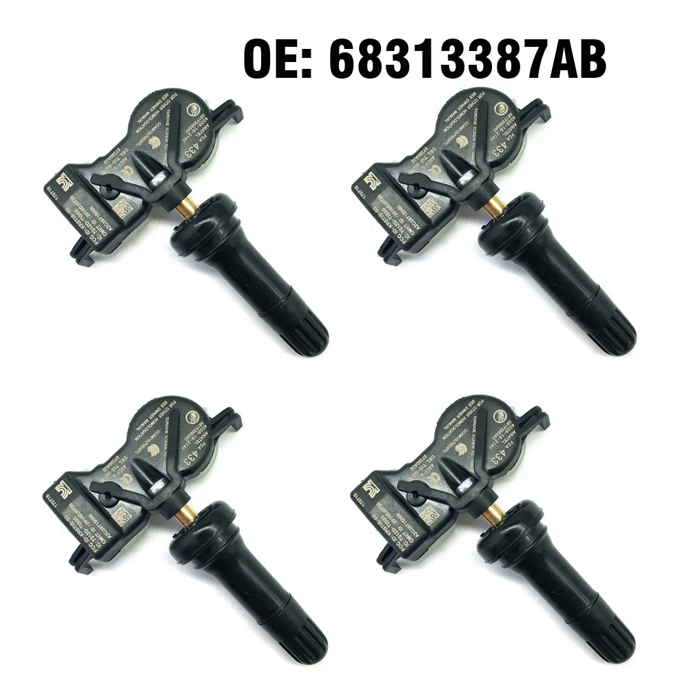 4 шт. TPMS система контроля давления в шинах 433 МГц датчик для Jeep Grand Cherokee Для Dodge Durango