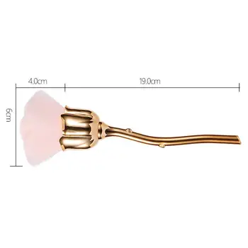 

Nail Art Dust Brush For Manicure Rose head brush Blush Material Fashion Powder brushes Nail Accessories Tools Gel Nail X6M9