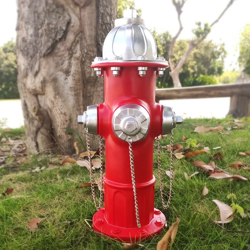 

Garden Statue Fire Hydrant Ornaments Training Dog Urination Fixed Position Resin Crafts Lawn Outdoor Courtyard Garden Decoration