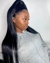 Mishell 30 32 34 40 pulgadas pelo recto malayo de la armadura mechones con Frontal extensiones de cabello humano mechones con cierre Frontal