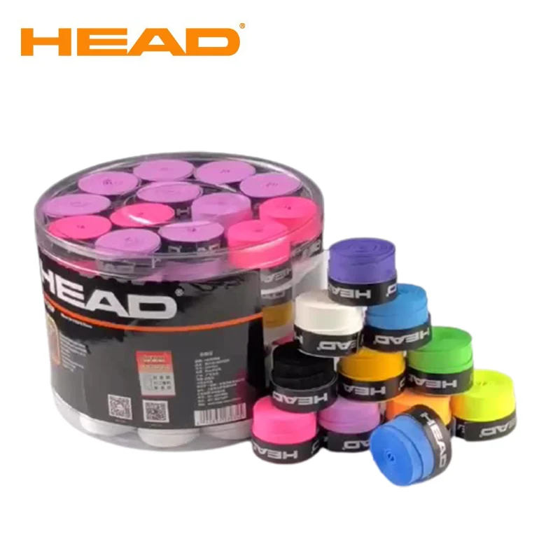 12 Pieces Original HEAD Overgrip Anti Slip Tennis Racket Sweatband Grips  Padel Shock Absorption Grip Tape Training Accessories - AliExpress