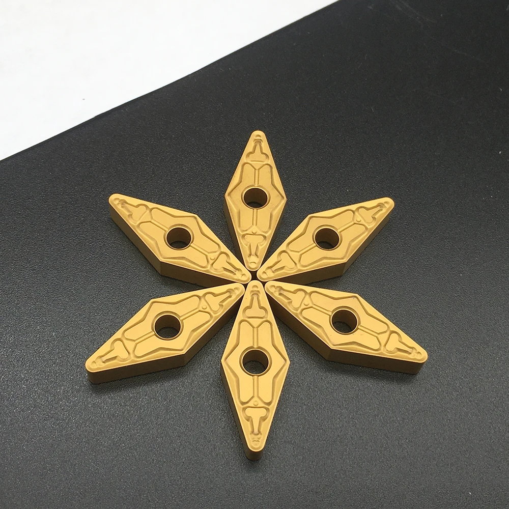 10PCS VNMG160412 TM FT4025 For Turning Tools Carbide Turning Inserts Carbide Turning Tools For Steel CNC Tools Lathe Tools