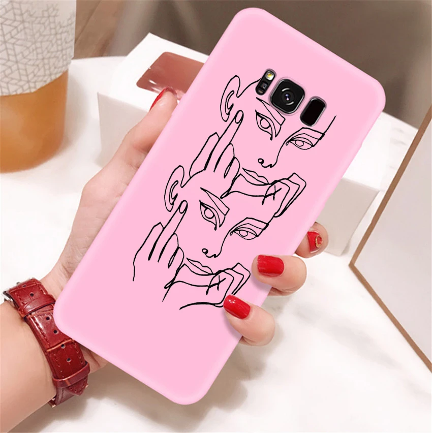 Мягкий силиконовый чехол для Samsung Galaxy s8 plus s9 s10 s10plus s10e note9 note10p|Бамперы| |