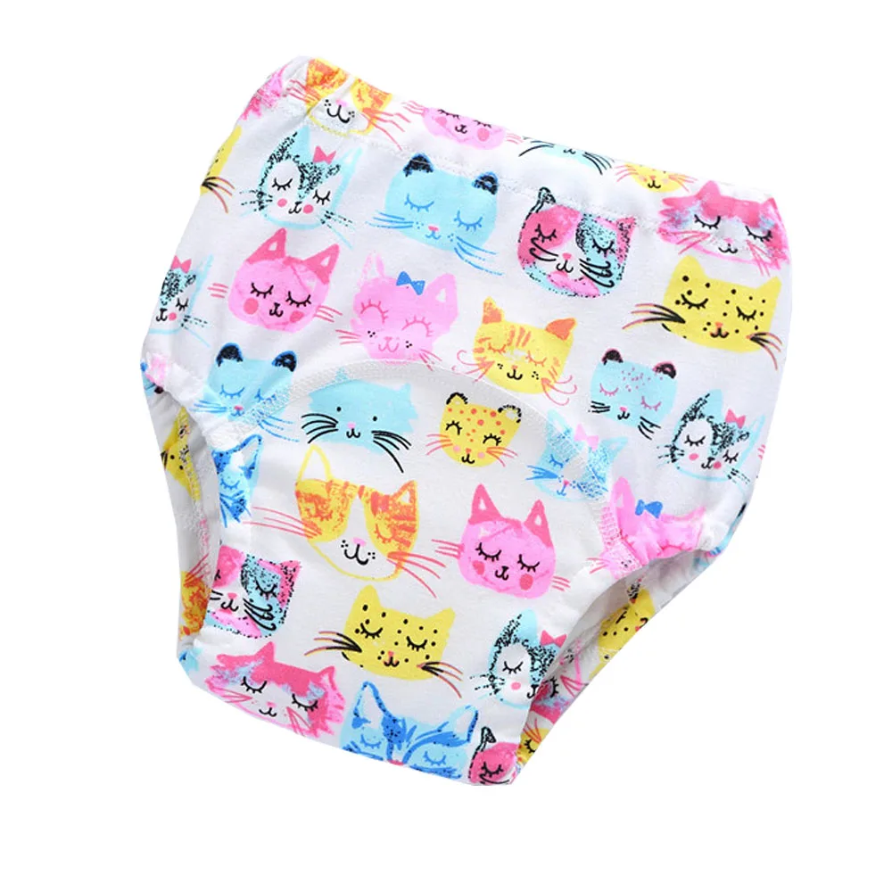 Baby Training Pants Cotton Waterproof Toddler Underwear Infant Kids Changing Nappy Cloth Diaper Panties Reusable Diaper Cover - Color: XLK42