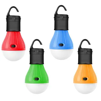 

Promotion! 4 Pack Portable LED Lantern Tent Light Bulb Battery Powered Outdoor Camping Lights Led Lantern Lamp for Traveling Cam